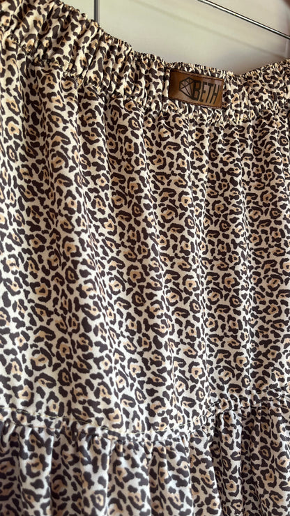 Maxi falda Cassie animal print chita