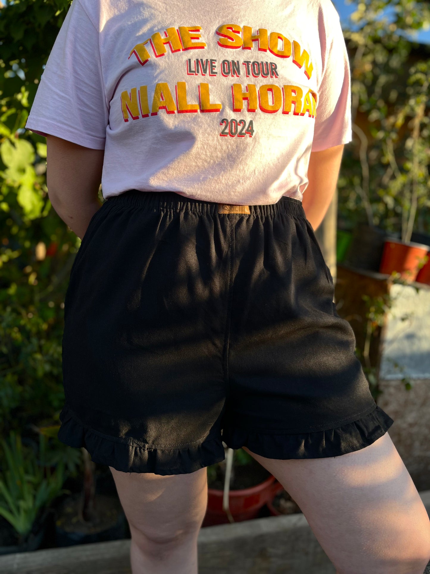 Short Lillie Lino negro
