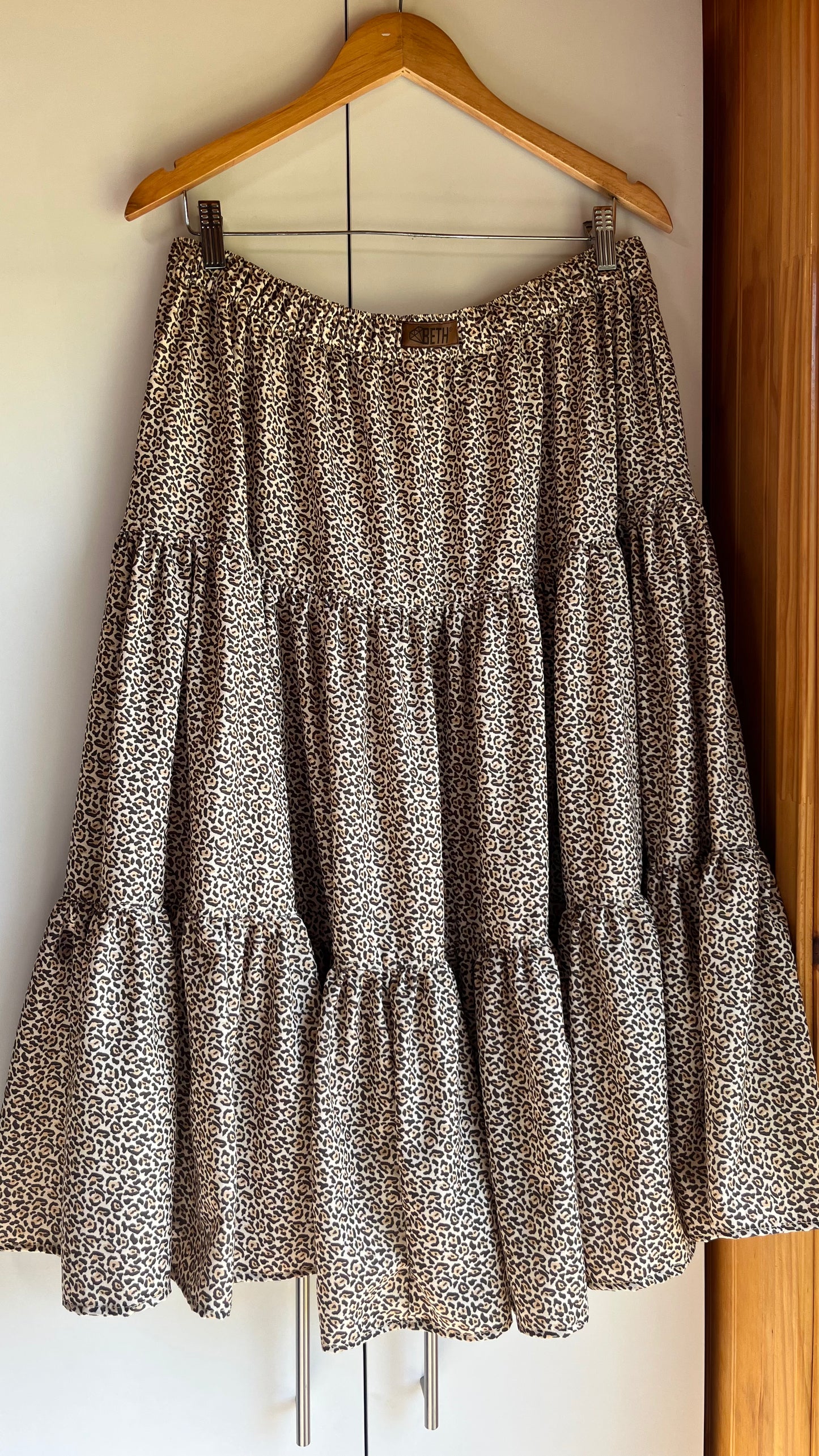 Maxi falda Cassie animal print chita