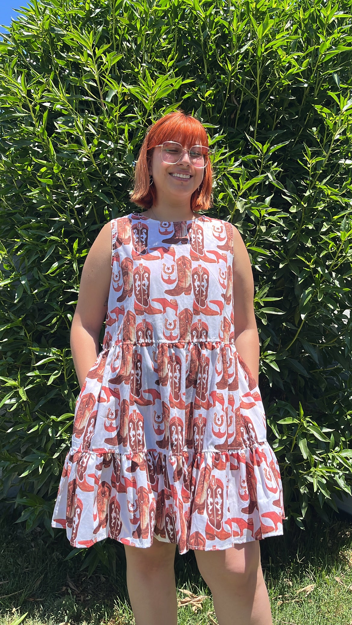 Vestido Chelsie cowgirl café