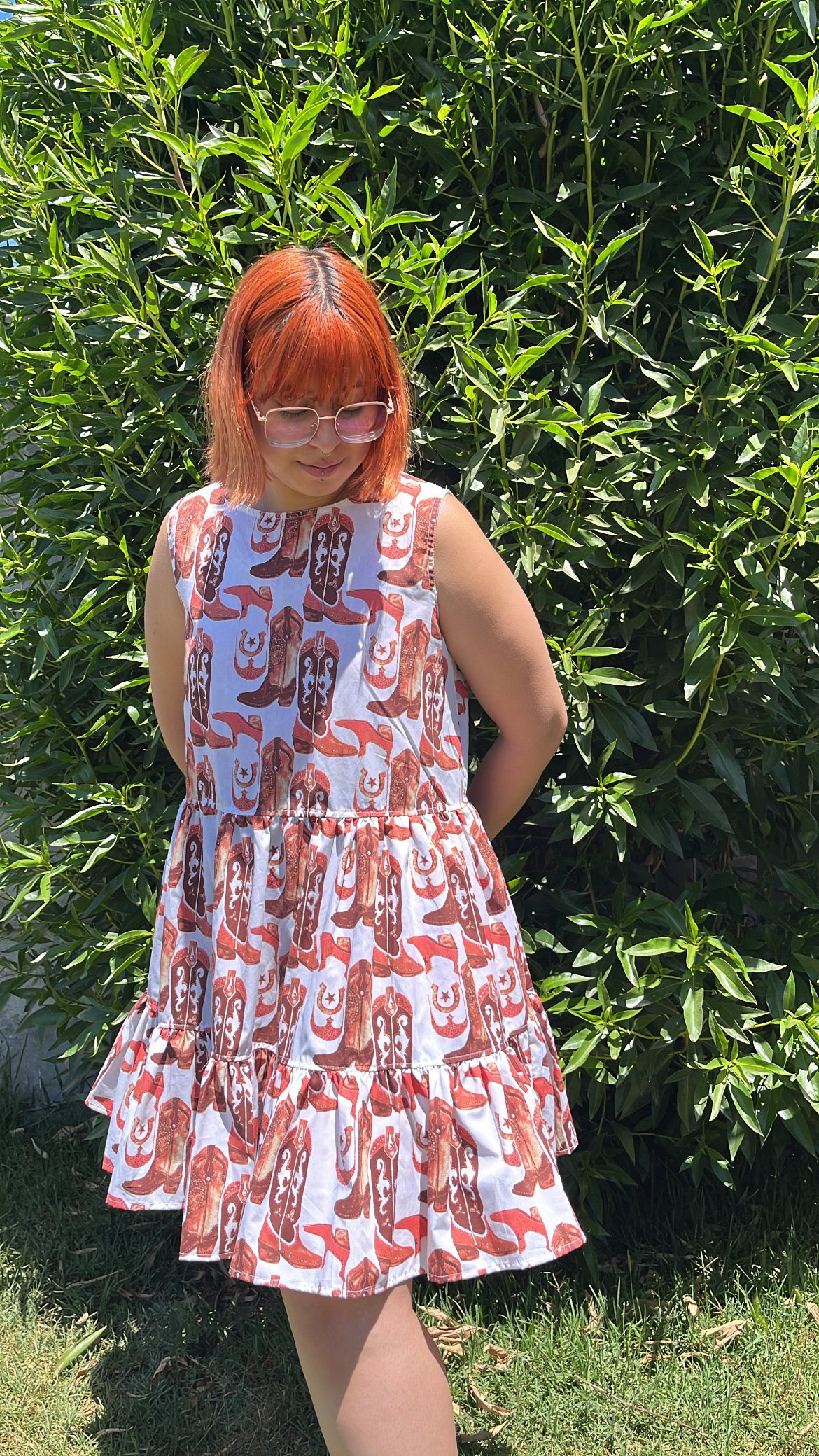 Vestido Chelsie cowgirl café