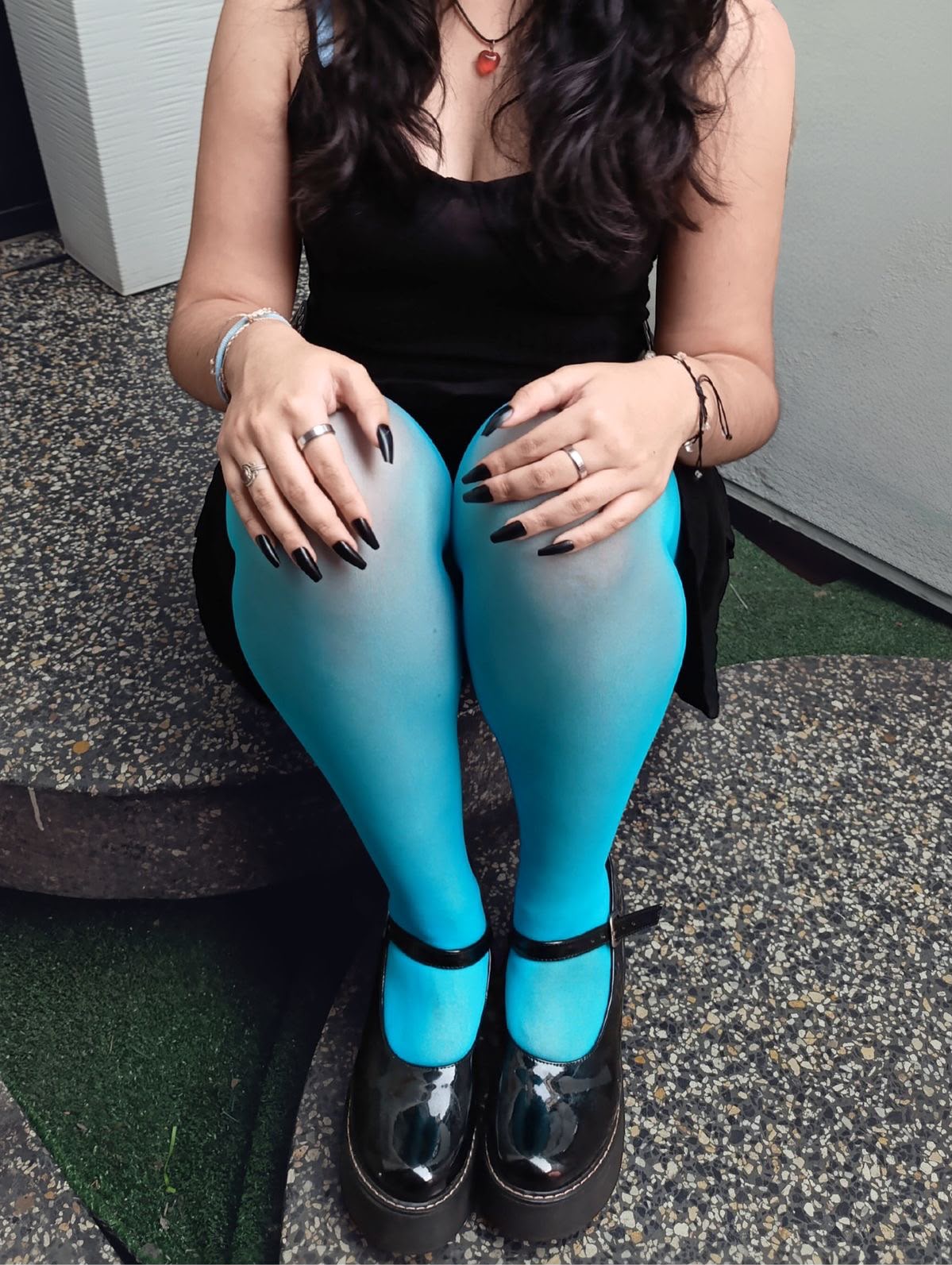 Panty tradicional celeste