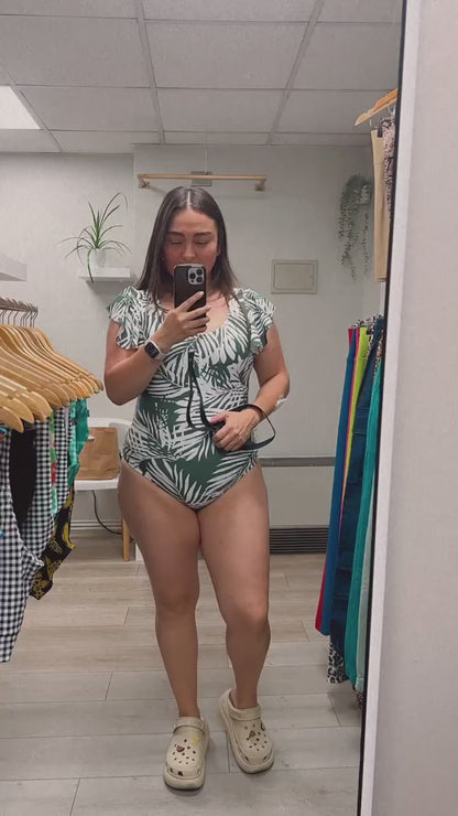 Bañador una pieza Flo Oliva